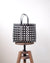 Black Criss-Cross Woven Basket | Shopper Bag - YGN Collective
