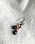 Black Pearl and Pale Pink Freshwater Pearl Drop Earrings | Handmade in Myanmar - YGN Collective