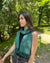 Lotus Stem Silk Scarf in Green | 100% Pure Lotus Handwoven Scarf - YGN Collective