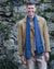 Lotus Stem Silk Scarf in Indigo | 100% Pure Lotus Handwoven Scarf - YGN Collective