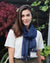 Lotus Stem Silk Scarf in Indigo | 100% Pure Lotus Handwoven Scarf - YGN Collective