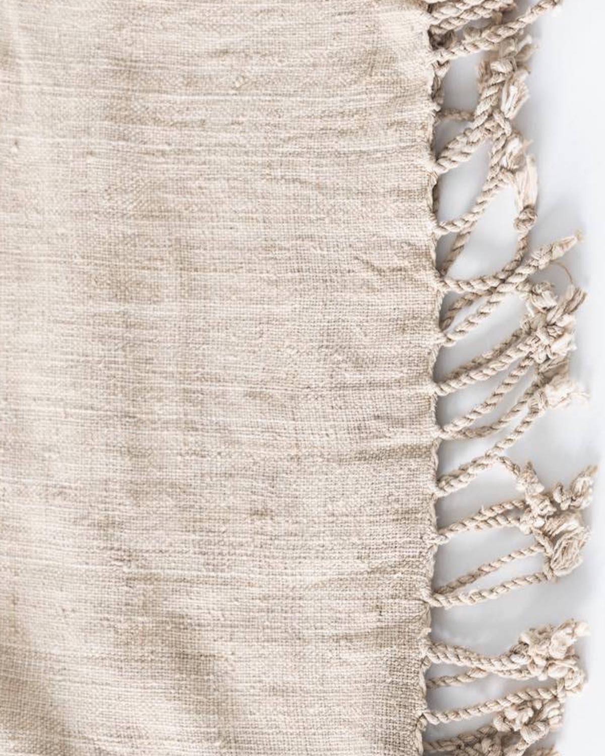 Lotus Silk Scarf in Natural | 100% Pure Louts Silk | YGN Collective