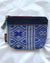 Makeup Bag, Zip Purse in Blue with Tassel | Chin Textile Purse with Tassel - YGN Collective