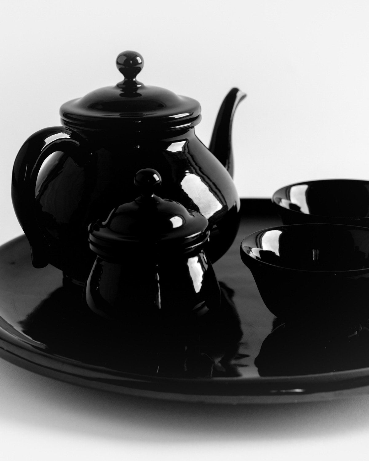 Myanmar Black Lacquer Teapot - YGN Collective