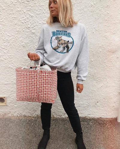 Original Basket in Red & White - YGN Collective