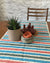 Premium Quality Handwoven Colourful Striped Table Runner from Chin State - YGN Collective
