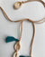 Shell & Blue Tassel Necklace | Free of Metals - YGN Collective